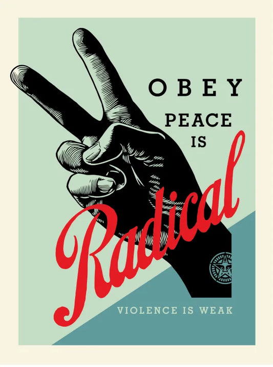 OBEY RADICAL PEACE (BLUE)